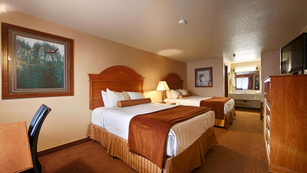 Hotel room interior
