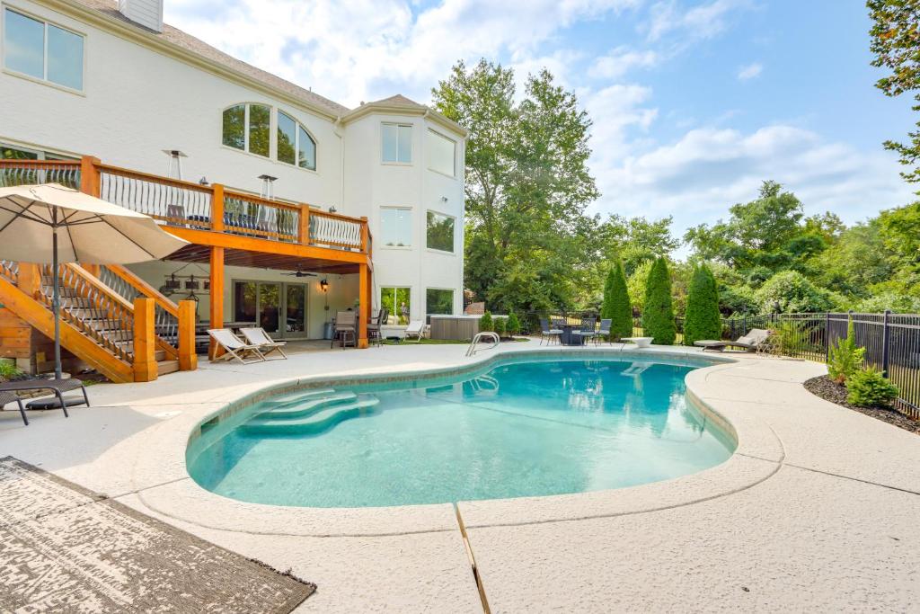 Luxury Fayetteville Escape with Hot Tub and Pool!