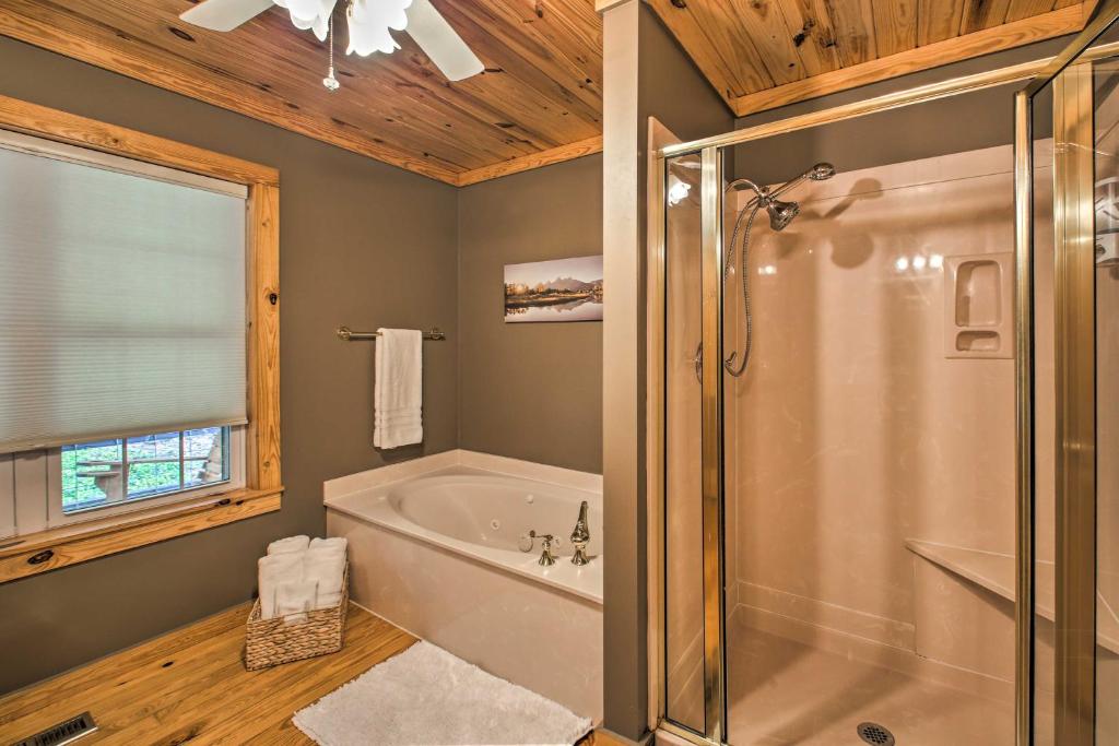 Kayaks and Boat Dock Lakeside Hot Springs Retreat