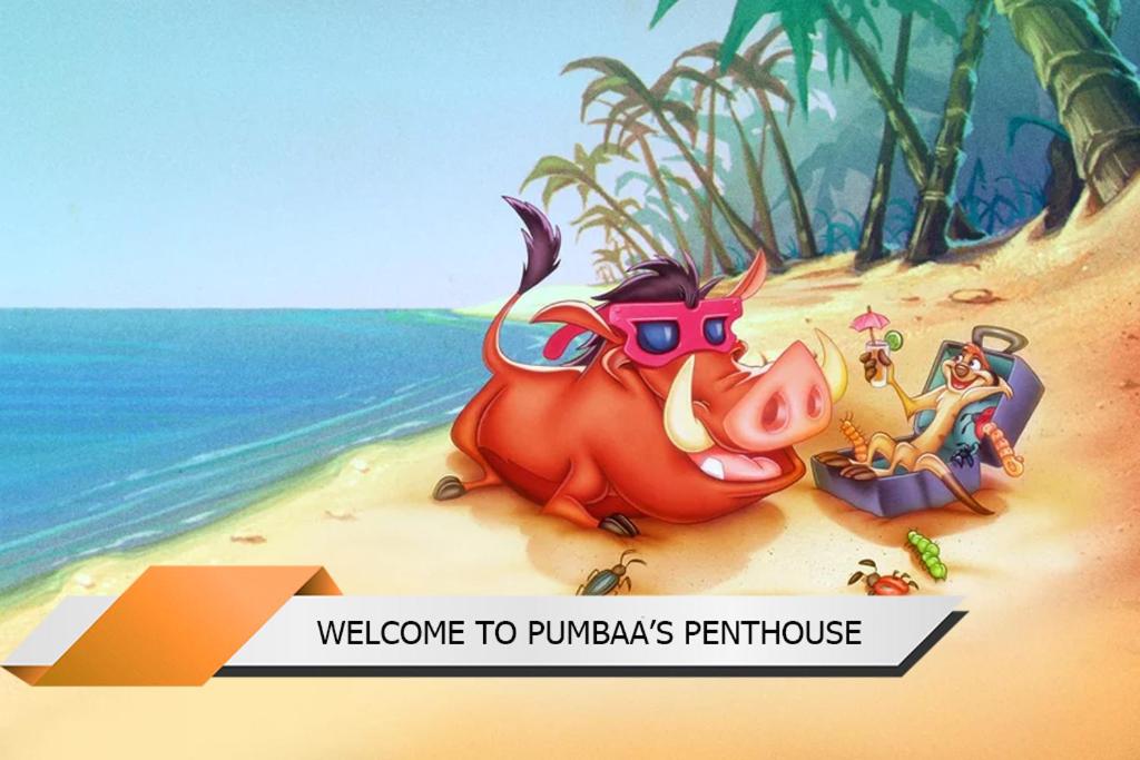 Lion King-themed condo near Disney, Sea World, Universal and OCCC with pool, spa, restaurants, shuttle, private balcony, and the BEST view of fireworks shows