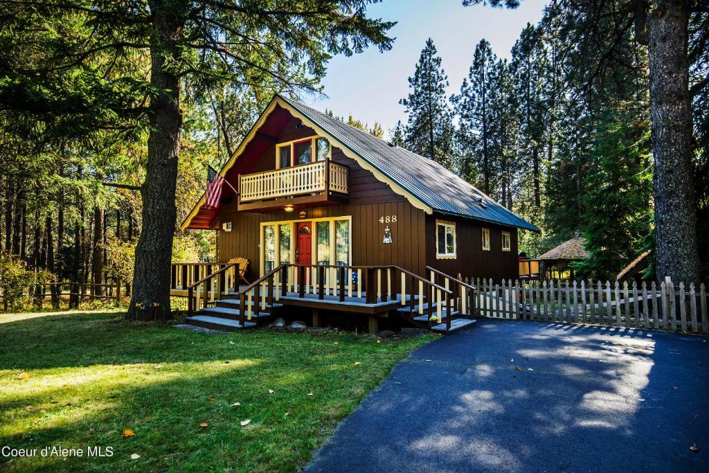 Chalet at the base of Schweitzer Mountain