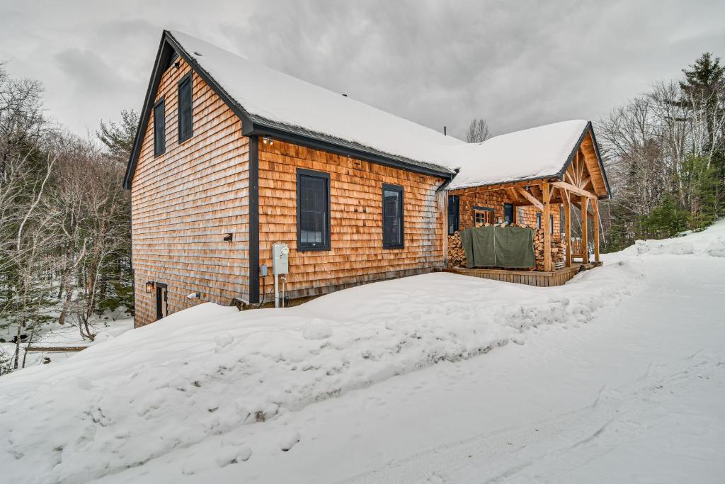 Maine Home with Hot Tub and Snowmobile Trail Access!