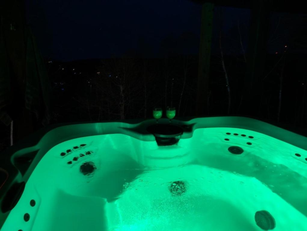 Paws & Peaks Lakeview Lodge Hot Tub Amazing View
