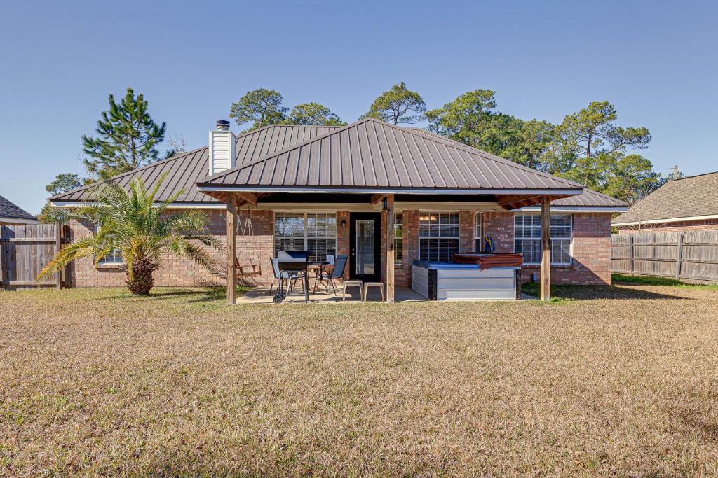 Family-Friendly Ocean Springs Home Grill, Hot Tub