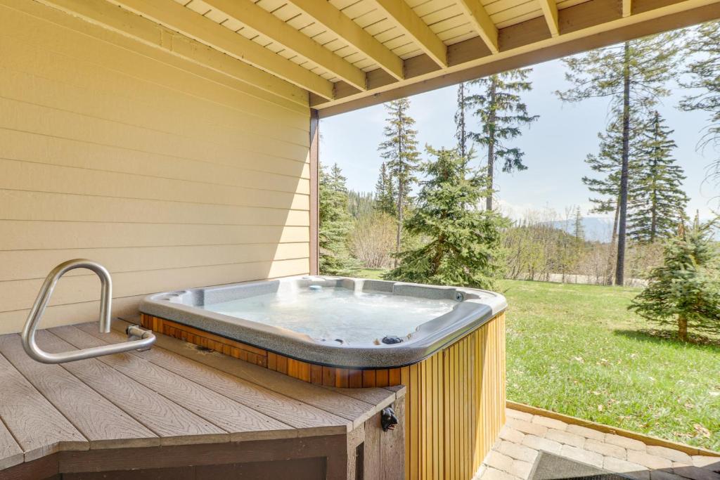 Ski-InandSki-Out Whitefish Duplex with Hot Tub!