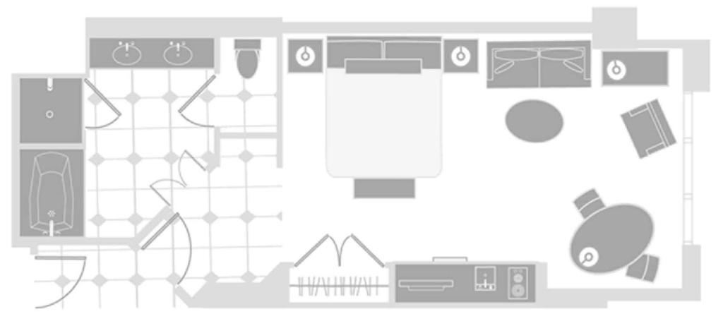 Signature MGM Suite with Strip and Sphere View