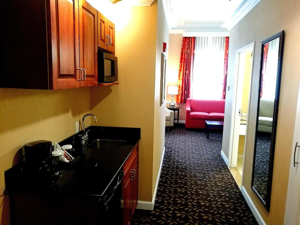 Hotel room interior