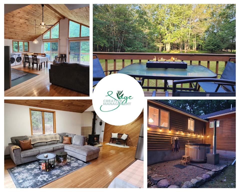 Rustic Catskills Cabin with Hot Tub and Mountain Views