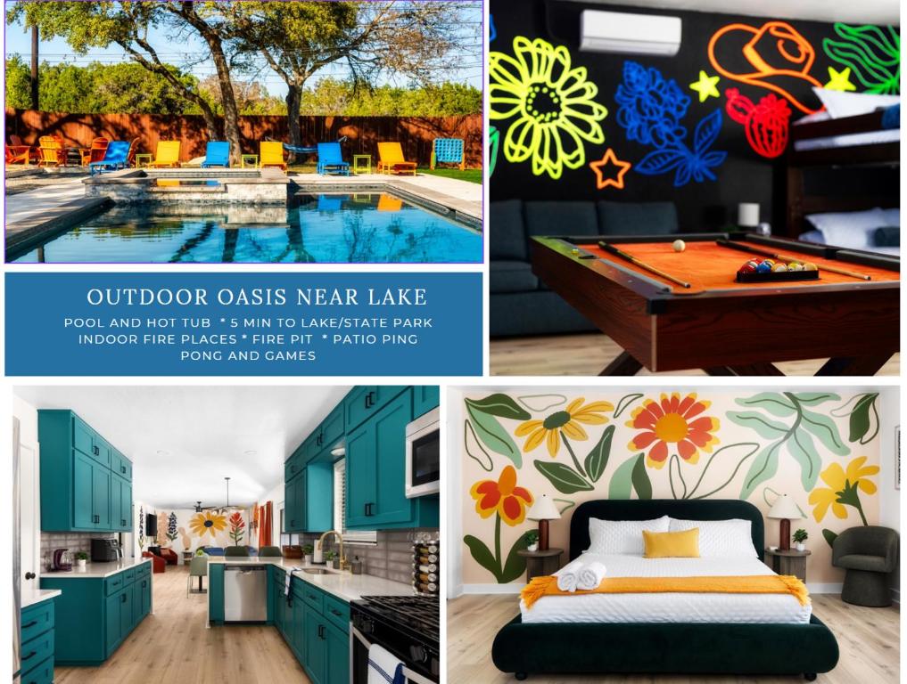 Heart of Lake Travis-Hot Tub&Pool-Black Light Room