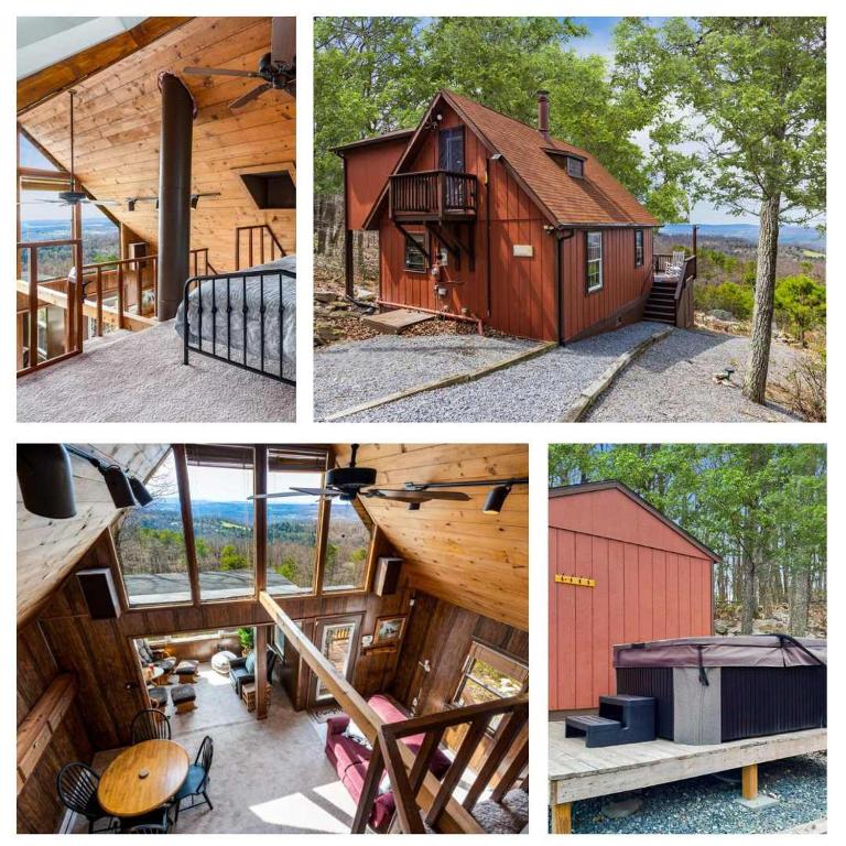 Mountaintop Views, Hot Tub, Deck, Fire Pit & WiFi