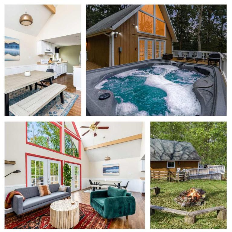 Hot Tub, Fire Pit, Deck, Grill, WiFi, Dog-Friendly