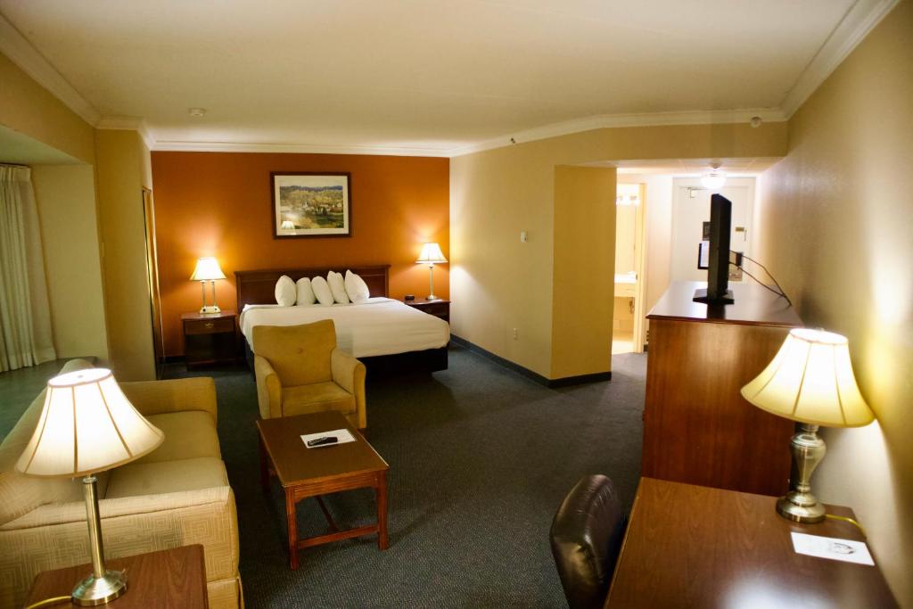 Hotel room interior